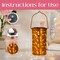 Mothers Day Gifts for Mom, Birthday Gifts Grandma Ladies Solar Lanterns Outdoor Hanging Hollowed-Out Metal Waterproof LED Garden Decor Outside for Patio Yard Porch, Dragonfly, 1 Pack